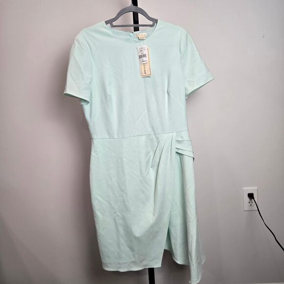 NWT Shoshanna Mint Green Sheath Dress Preppy Minimalist Garden Party Guest 10 - Picture 1 of 8